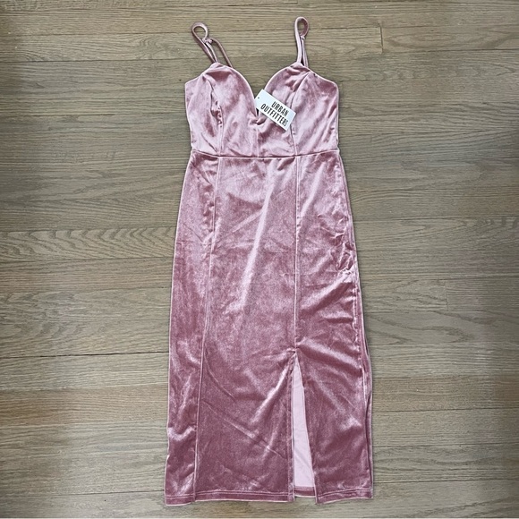NWT Urban Outfitters Andria Velvet Bodycon Dress Size XS - Picture 13 of 15